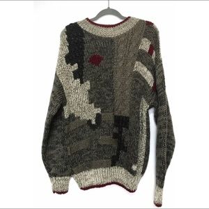 Circola Abstract Oversized Vintage Sweater